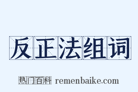 反正法组词是什么意思的图片